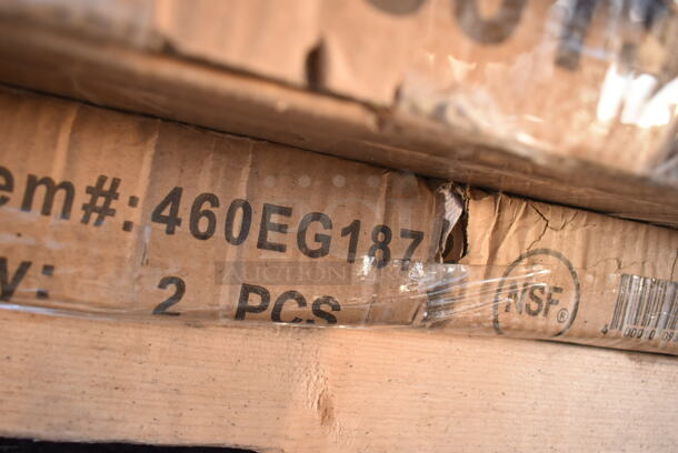 Box of 2 BRAND NEW SCRATCH AND DENT! Regency 460EG1872 18" x 72" NSF Green Epoxy Wire Shelf - Image 2 of 3