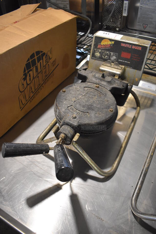 Stainless Steel Commercial Countertop Waffle Cone Maker. 12x24x10. Tested and Working! - Image 2 of 4