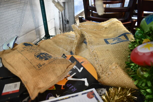 ALL ONE MONEY! Tier Lot of Various Items Including Christmas Lights, Garland, Wreath, Signs - Image 4 of 11