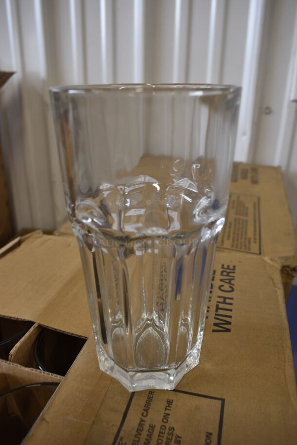 24 BRAND NEW IN BOX! Arcoroc Granite Cooler Beverage Glasses. 4x4x7. 24 Times Your Bid!
