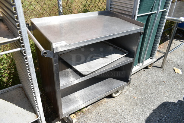 Stainless Steel 3 Tier Cart on Commercial Casters.  - Image 2 of 6