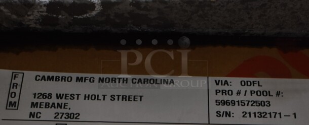 BRAND NEW! Cambro Gray Poly Shelving Unit - Image 3 of 3