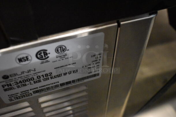2010 BUNN Ultra-2 Commercial Stainless Steel Countertop Frozen Drink Machine With 2 Bowls. 120V, 1 Phase. Tested and Working! - Image 8 of 8