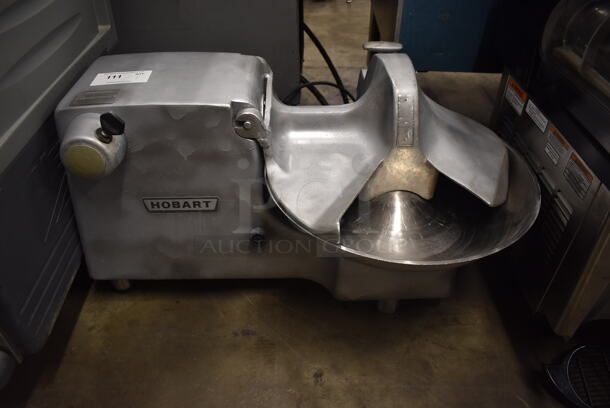 Hobart 84186 Commercial Stainless Steel Electric Countertop Buffalo Chopper. 115V, 1 Phase. Tested and Working!