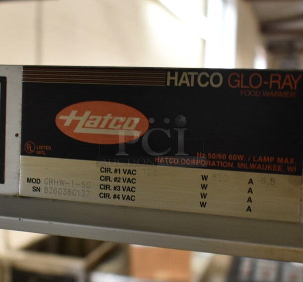 Hatco GRHW-1-SG Metal Commercial Countertop Heated Display Merchandiser. 120 Volts, 1 Phase. Tested and Working! - Image 2 of 5