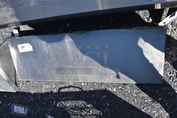 Metal Shelf w/ Wall Mount Brackets. 36x12x8 - Image 2 of 4