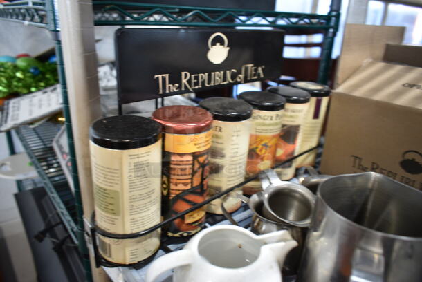 ALL ONE MONEY! Tier Lot of Various Items Including Clear Poly Display Case, Pitchers  - Image 2 of 6
