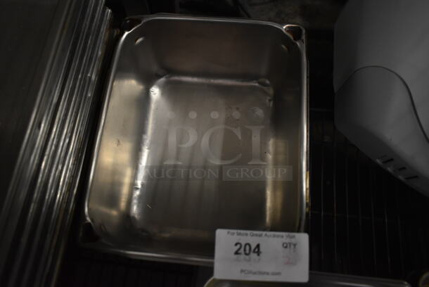 2 Stainless Steel Drop In Bins. 2 Times Your Bid! - Image 2 of 3