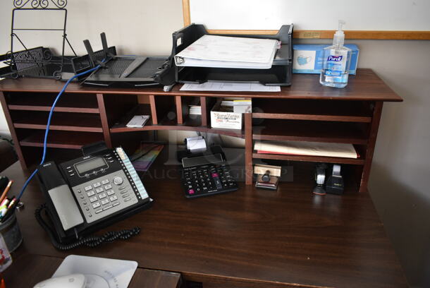 ALL ONE MONEY! ROOM LOT of Various Items Including Desk, Cabinet and Chair. Does Not Include Computer or Printer. BUYER MUST REMOVE. (front hallway) - Image 12 of 12