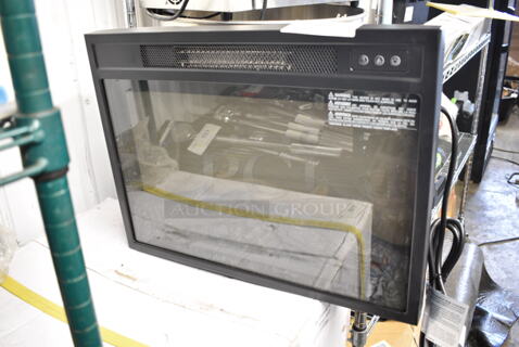 Sauder SF103-23E Electric Fireplace. 120 Volts, 1 Phase. Tested and Working!