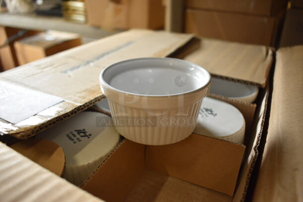 36 BRAND NEW IN BOX! ITI White Ceramic Ramekins. 3.5x3.5x2. 36 Times Your Bid! - Image 2 of 3