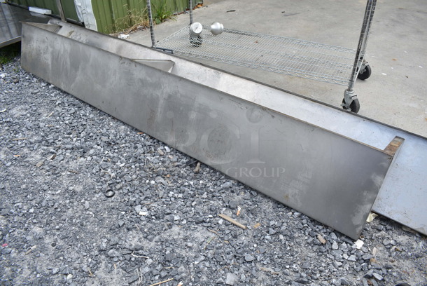2 Stainless Steel Wall Mount Shelf. 144x16x15, 110x15x15. 2 Times Your Bid! - Image 3 of 4