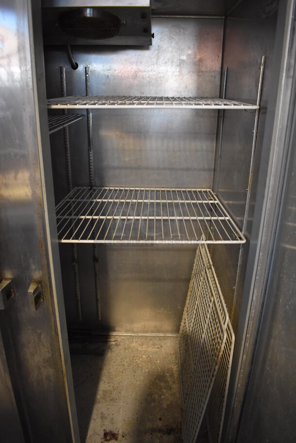 Continental 2F Stainless Steel Commercial 2 Door Reach In Freezer on Commercial Casters. Unit Does Not Come w/ Compressor. 115 Volts, 1 Phase. 52x36x71 - Image 5 of 7