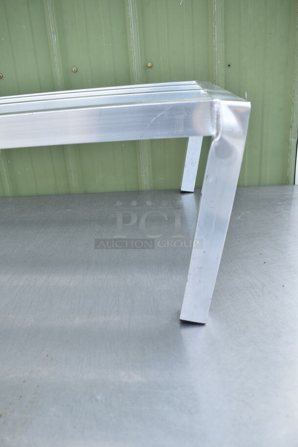 BRAND NEW SCRATCH AND DENT! Regency 600DUN244812  48" x 24" x 12" Aluminum Dunnage Rack - 1780 lb. Capacity - Image 3 of 4