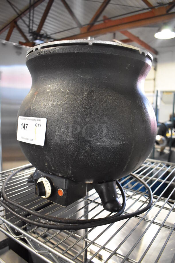 Frontier Metal Commercial Countertop Soup Kettle Food Warmer. 120 Volts, 1 Phase. 14x14x13. Tested and Working! - Image 4 of 5
