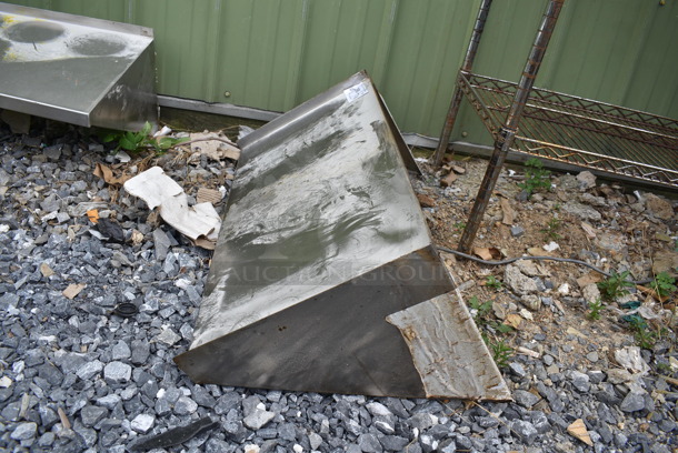 3 Stainless Steel Shelves Including L Shaped and Dunnage Style. 30.5x1512, 78x61x12, 48x8x11. 3 Times Your Bid! - Image 3 of 7