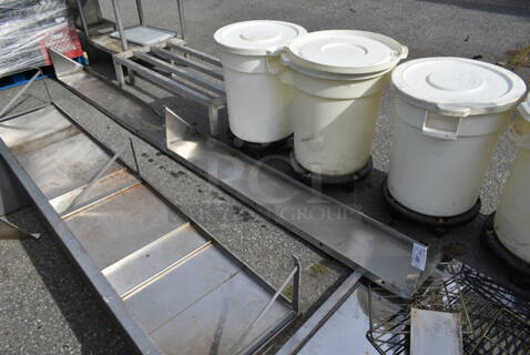 Stainless Steel Commercial Wall Mount Shelf.