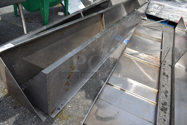 Stainless Steel Commercial Wall Mount Shelf. - Image 3 of 3