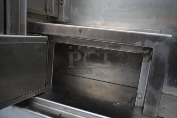 Stainless Steel Commercial Counter w/ 3 Cabinets and 3 Drawers. - Image 5 of 11