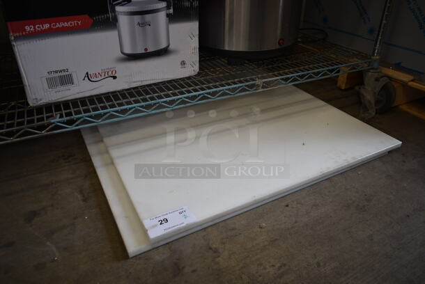2 BRAND NEW! White Cutting Boards. 2 Times Your Bid! - Image 2 of 3