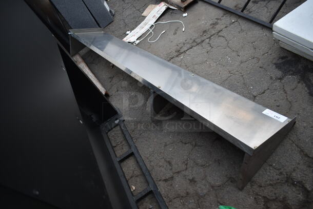 Stainless Steel Wall Mount Shelf. - Image 3 of 3