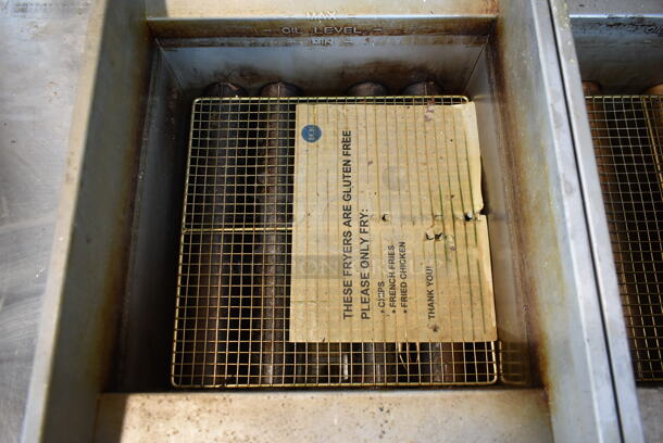 2020 Anets 45AS Stainless Steel Commercial Floor Style Natural Gas Powered Deep Fat Fryer. 122,000 BTU. - Image 4 of 6