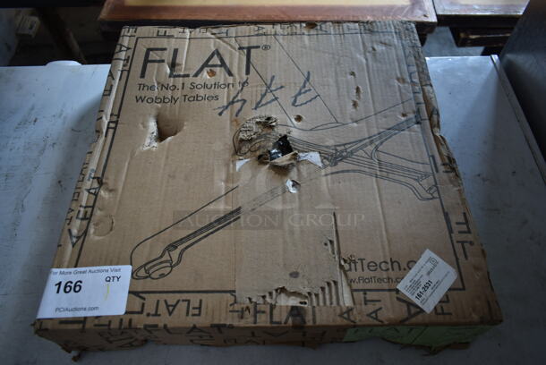 BRAND NEW IN BOX! Flat KX22 Metal Table Base Foot and Top - Image 2 of 5