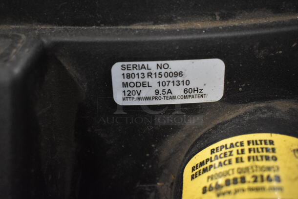ProTeam ProGuard 1071310 Vacuum. 120 Volts, 1 Phase. Cannot Test Due To Plug Style - Image 4 of 7
