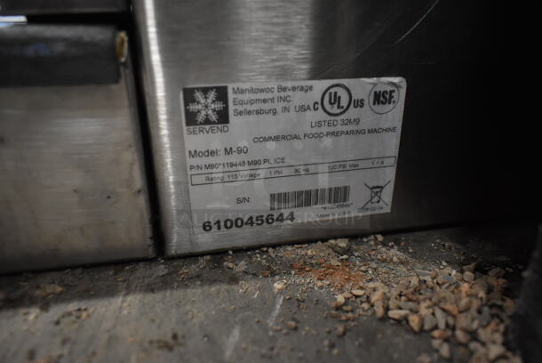 Manitowoc M-90 Stainless Steel Commercial Ice Dispenser. 115 Volts, 1 Phase.  - Image 6 of 6