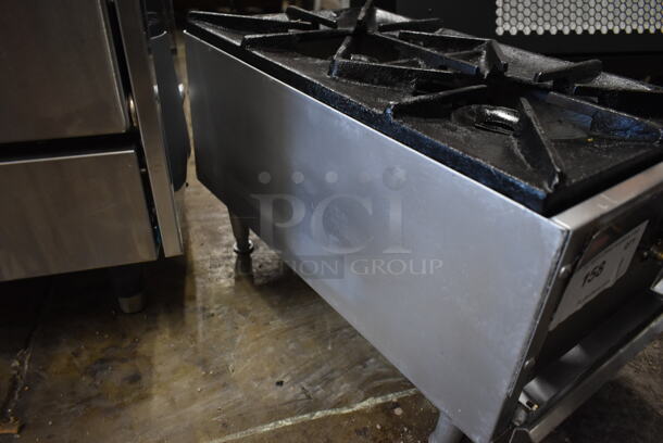 Cecilware Stainless Steel Commercial Countertop Propane Gas Powered 2 Burner Range. - Image 6 of 6