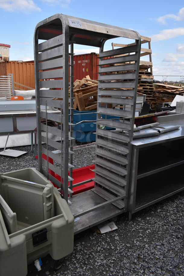 Metal Commercial Pan Transport Rack on Commercial Casters. - Image 2 of 2