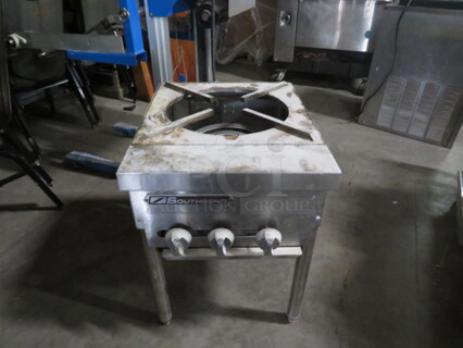 One Southbend Natural Gas 1 Burner Range.