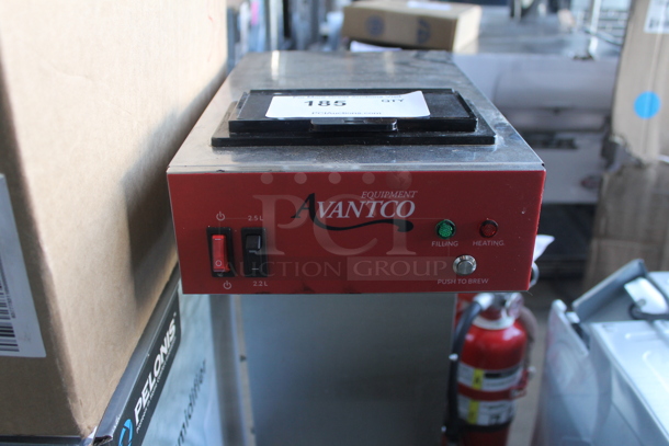 Avantco 177CMAPADJ Stainless Steel Commercial Countertop Coffee Machine. 120 Volts, 1 Phase.  - Image 2 of 5