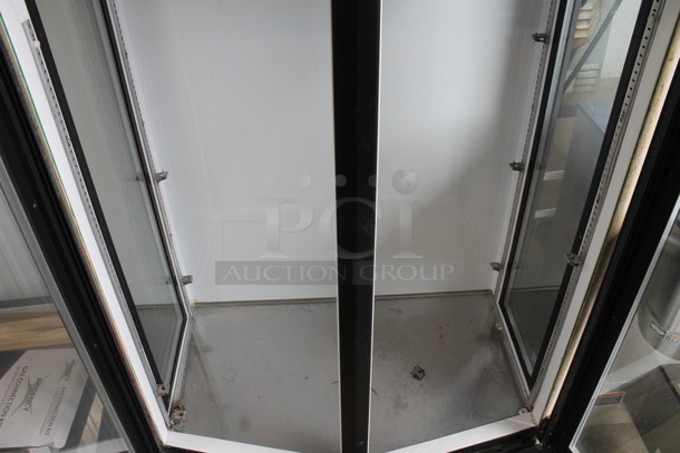 Beverage Air MM14GE Metal Commercial 2 Door Reach In Cooler Merchandiser. 115 Volts, 1 Phase. Tested and Working! - Image 2 of 4