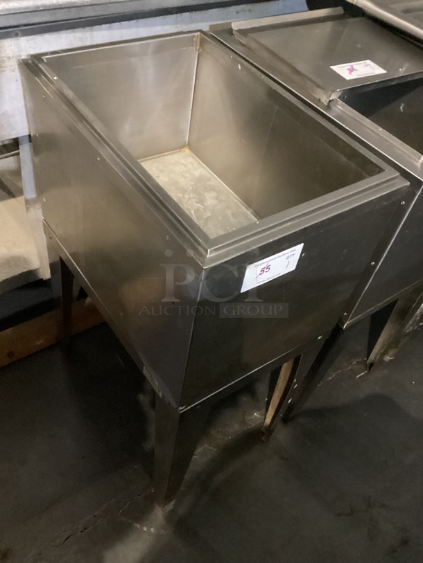 Stainless Steel Underbar Holding Ice Bin.
22 x 15 x 33-1/2
 - Image 2 of 2