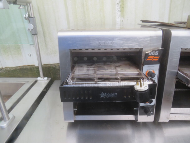 One Star Holman Conveyor Toaster. Model# QCS-2-800. 208 Volt. 1 Phase. 15X25X16