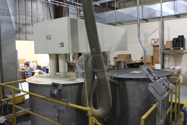 MEGA LOT! Ross CDA-1000 Metal Commercial Floor Style Dual Shaft Mixer. Includes All Items In Recessed Floor Area. BUYER MUST REMOVE.  - Image 2 of 12