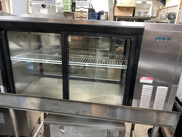 Working! Silver King SKDC48 - 48 inch Commercial Refrigerated Counter Top Display Case  (Pie and Salad Case ) 115 Volt NSF Tested and Working! - Image 8 of 10