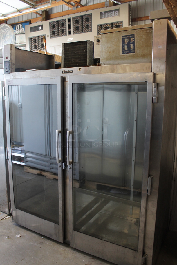Traulsen RRI-2-12 LUT Stainless Steel Commercial 2 Door Roll In Rack Cooler Merchandiser. 115 Volts, 1 Phase. Tested and Working! - Image 1 of 6