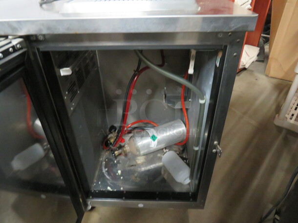 One Perlick 1 Door Kegorator With 1 Tower And 1 Tap On Casters. Model# DDS36. 115 Volt. 36X25X52 - Image 3 of 6