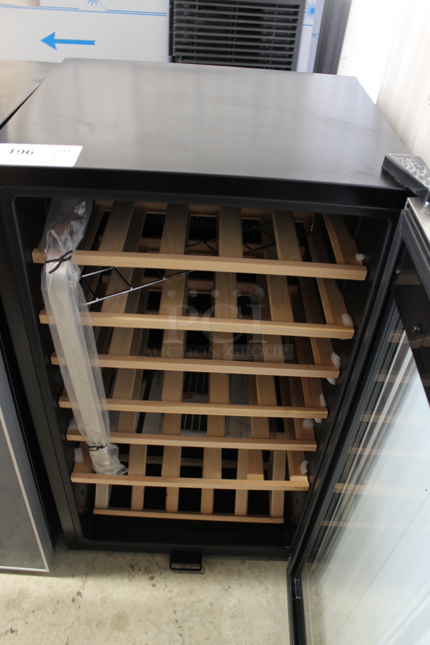 BRAND NEW SCRATCH AND DENT! Whynter FWC-341TS 34 Bottle Freestanding Stainless Steel Wine Refrigerator Merchandiser with Display Shelf and Digital Control. 115 Volts, 1 Phase. Tested and Working! - Image 2 of 3