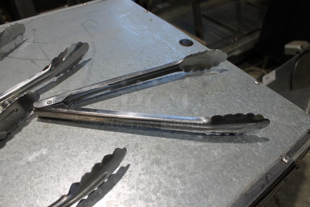 ALL ONE MONEY! Lot of 8 Metal Tongs - Image 2 of 3