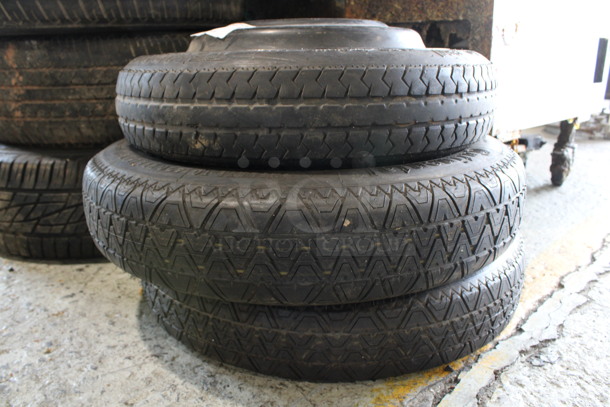 3 Various Tires Including Goodyear Spare Tire. Includes 22x6x22. 3 Times Your Bid! - Image 6 of 6