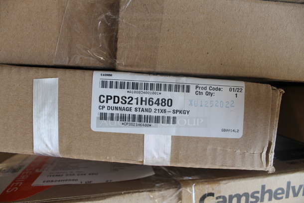ALL ONE MONEY! PALLET LOT of NEW Cambro CPDS21H6480 Camshelving® Premium Dunnage Stand 21" & 24" and MORE! - Image 5 of 6