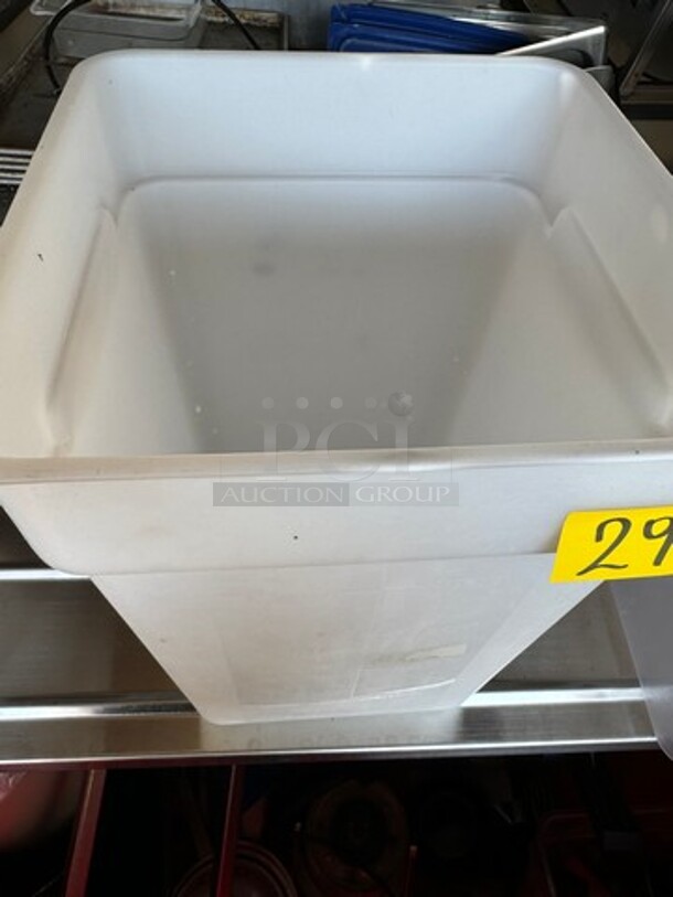 Cambro Square Food Storage Containers - 22 Quart, Clear - Image 4 of 4