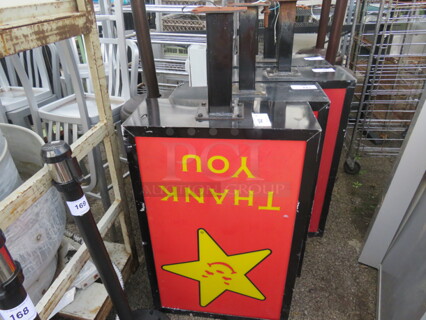 One Electric Sign. 24X10X50