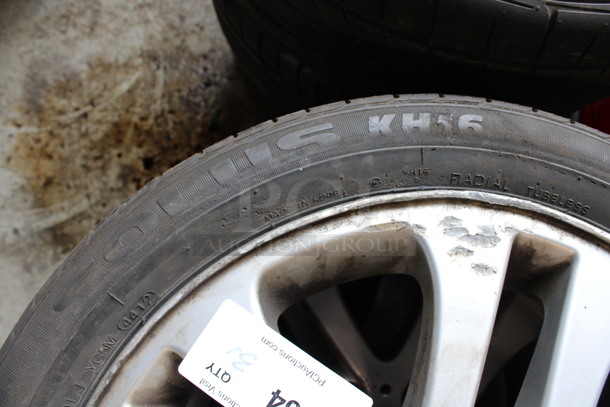 3 Tires on BMW Rims Including Solus KH16 205/50R17. 7Jx16H2 IS47. Includes 24.5x9.5x24.5. 3 Times Your Bid! - Image 4 of 12