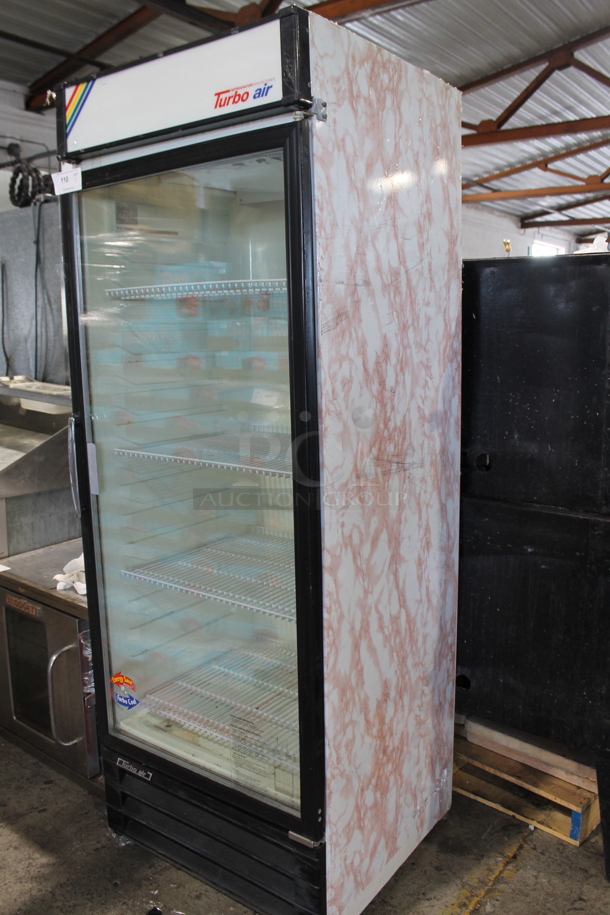 Turbo Air TGM-22R Metal Commercial Single Door Reach In Cooler Merchandiser w/ Poly Coated Racks. 115 Volts, 1 Phase. Tested and Powers On But Does Not Get Cold - Image 6 of 7