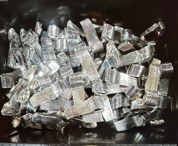 One Mega Lot Of Poly  Flatware. - Image 1 of 1