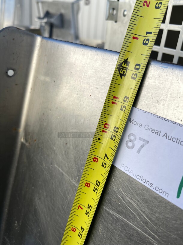 Commercial Stainless Steel Shelve NSF great Shape - Image 4 of 5
